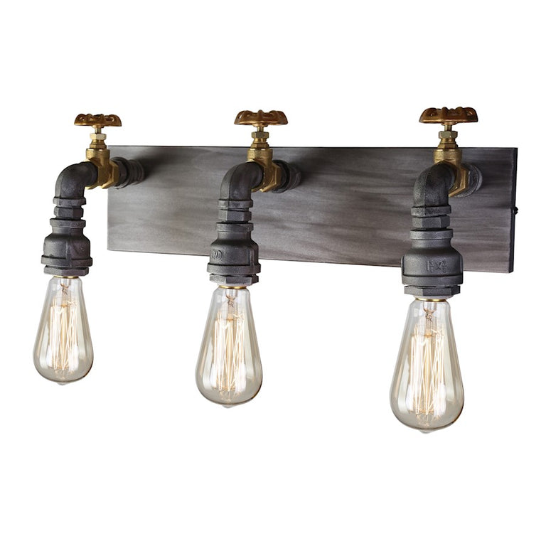 Artcraft American Industrial Wall Sconce Iron & Brass