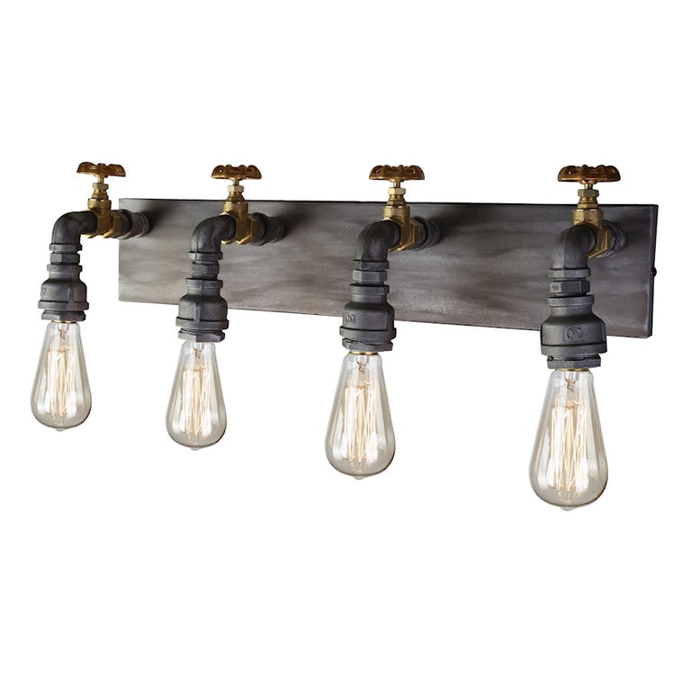 Artcraft American Industrial Wall Sconce Iron & Brass