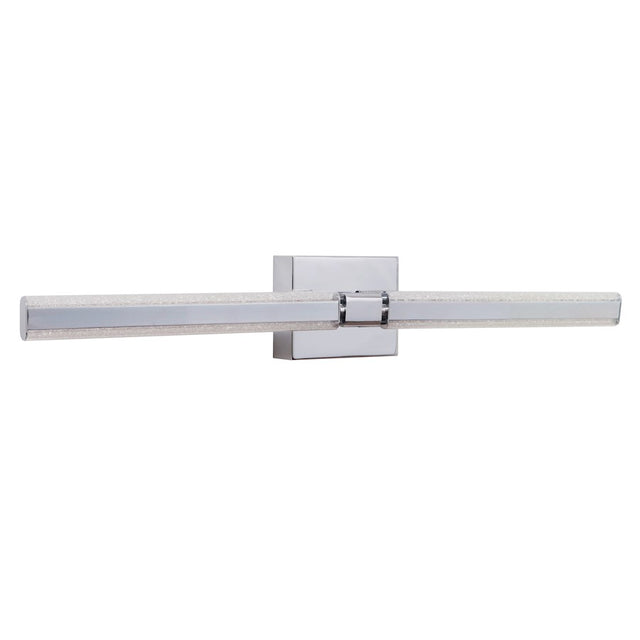 Craftmade Horizon 2 Arm LED Vanity/Wall Sconce, Chrome w/Crystal Effect Acrylic