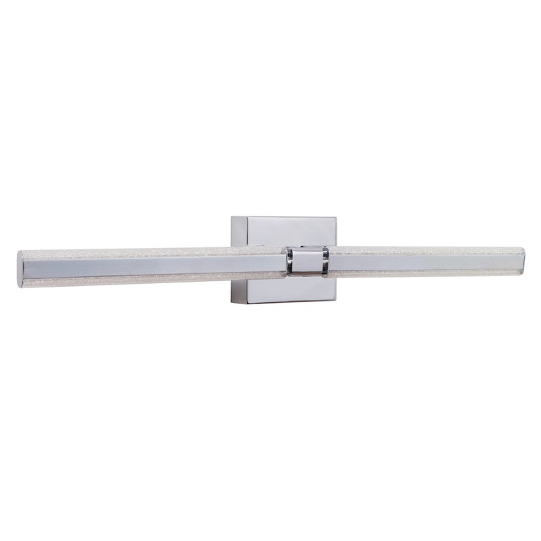 Craftmade Horizon 2 Arm LED Vanity/Wall Sconce, Chrome w/Crystal Effect Acrylic