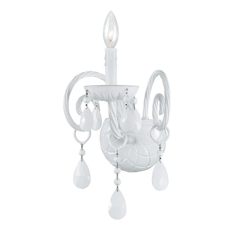 Crystorama Envogue Wet White Sconce