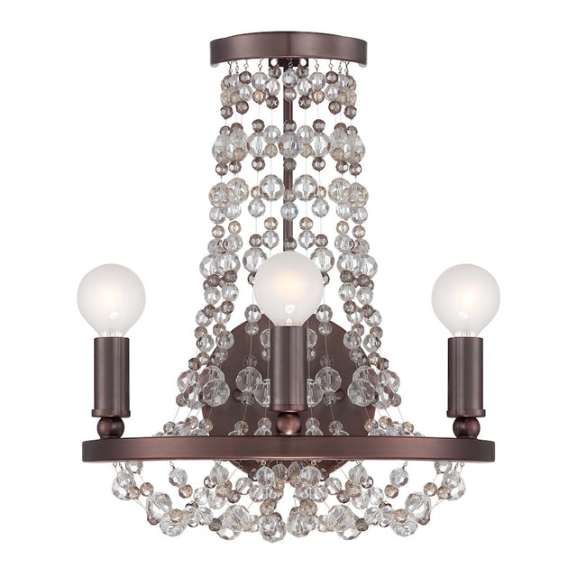 Crystorama Channing 3 Light Sconce