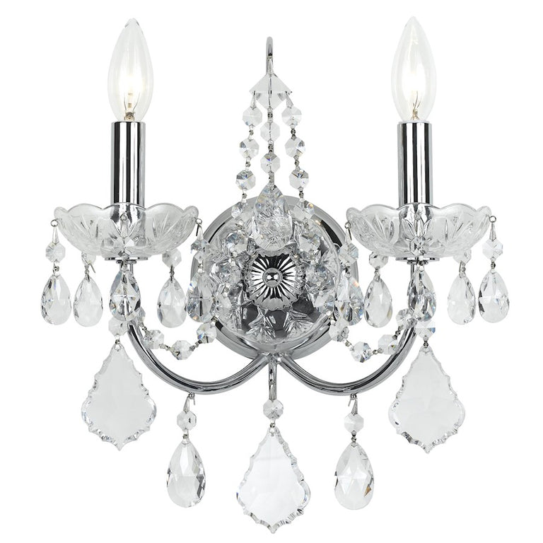 Crystorama Imperial Clear Crystal Sconce