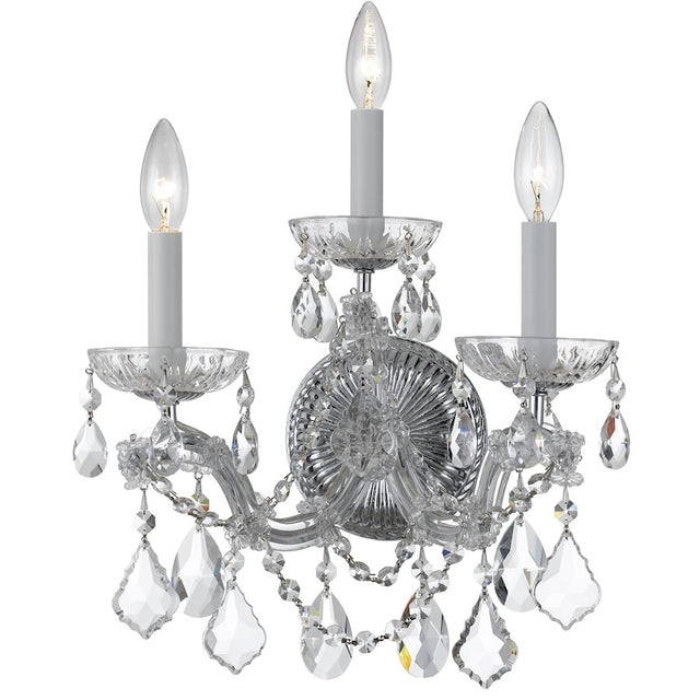 Crystorama Maria Theresa Clear Crystal Sconce II
