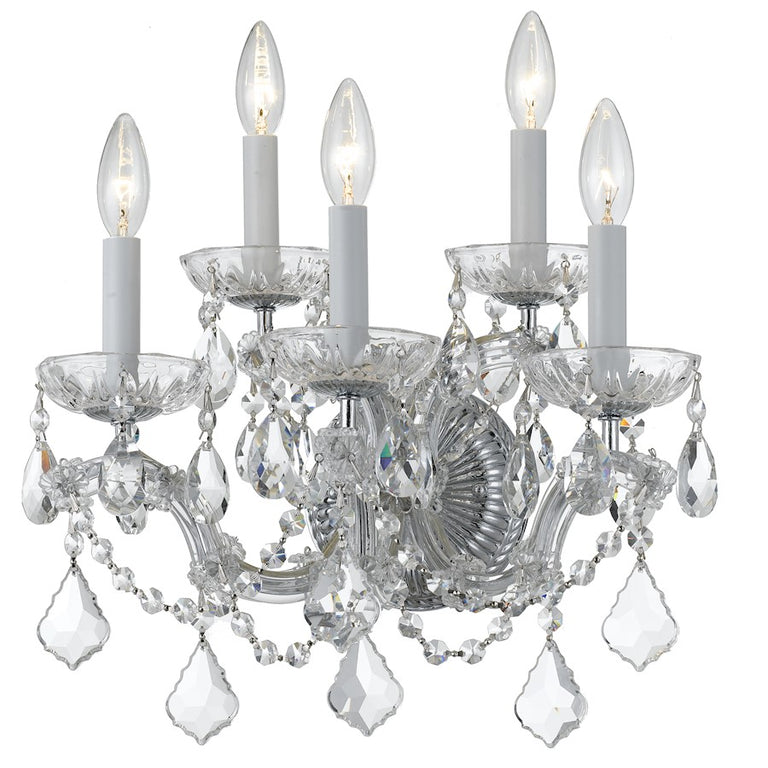 Crystorama Maria Theresa Clear Crystal Sconce II