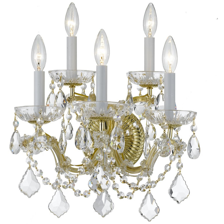 Crystorama Maria Theresa Wall Sconce, Crystal Spectra Crystal
