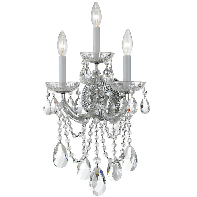 Crystorama Maria Theresa Clear Crystal Sconce I