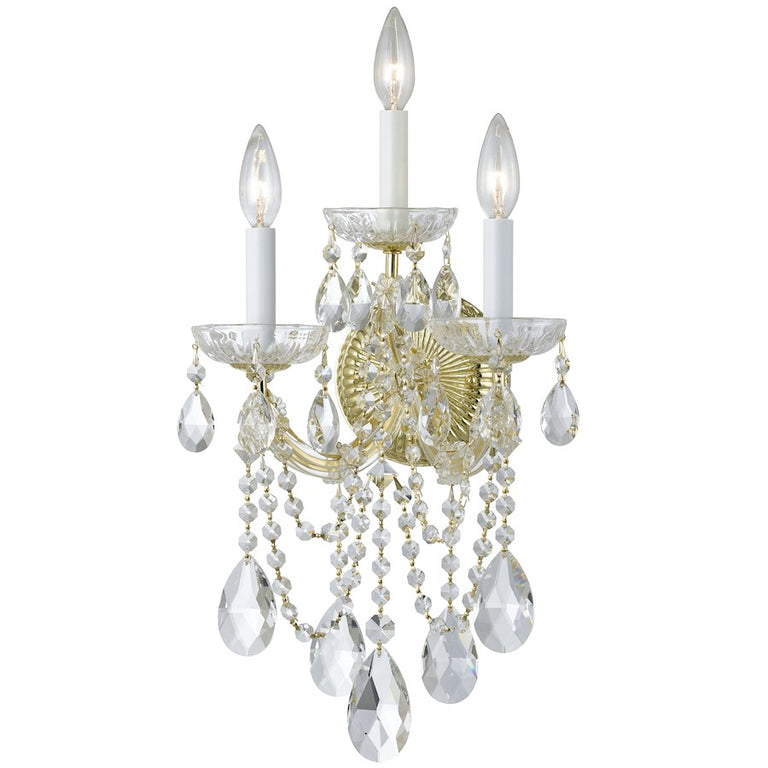 Crystorama Maria Theresa Clear Crystal Sconce I