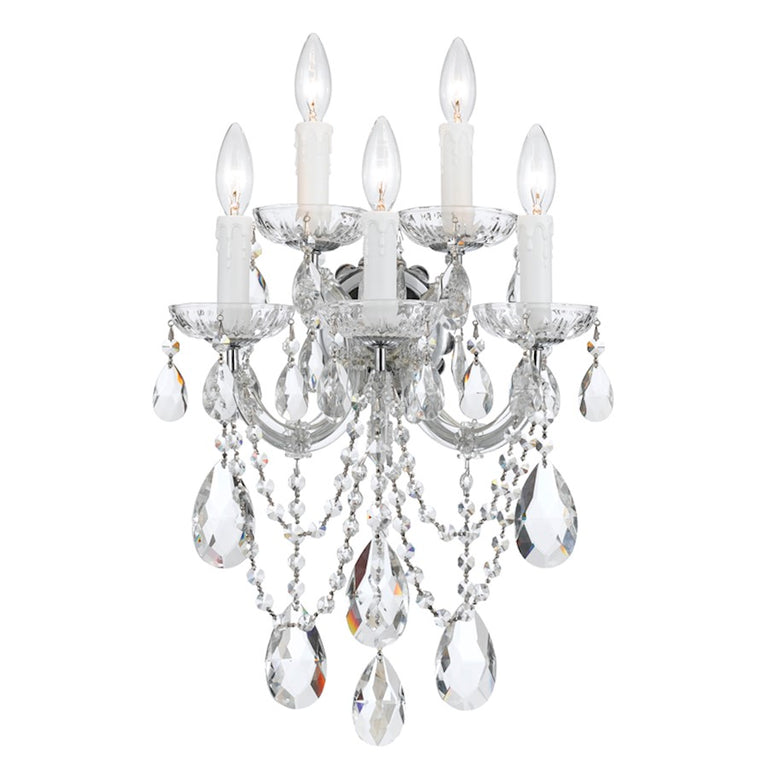 Crystorama Maria Theresa Clear Crystal Sconce I