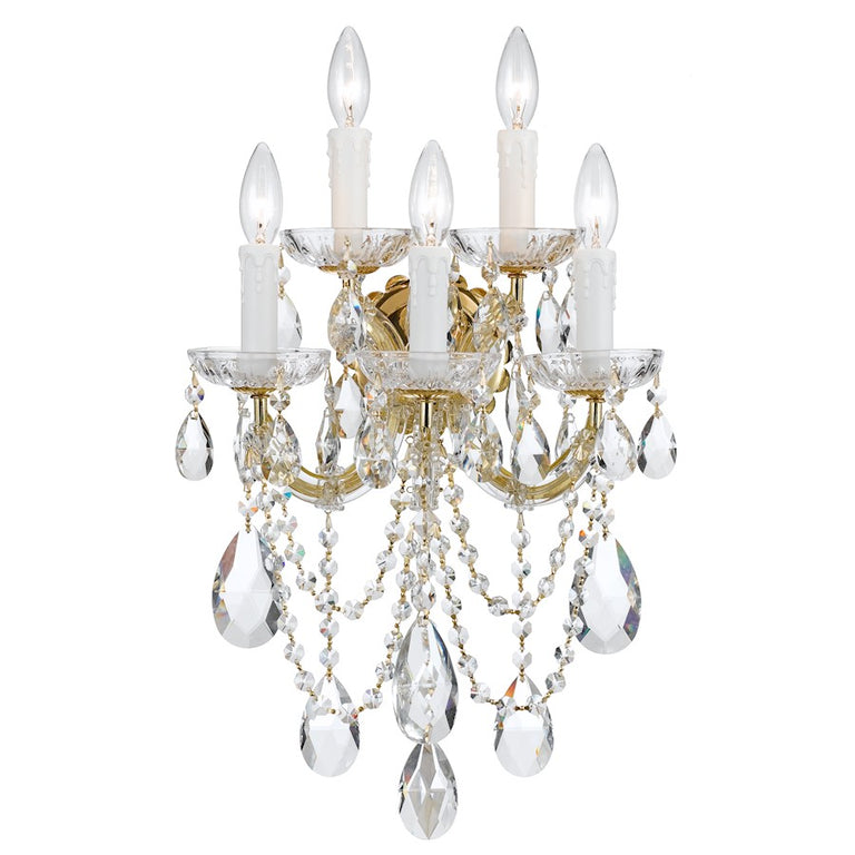 Crystorama Maria Theresa Clear Crystal Sconce I