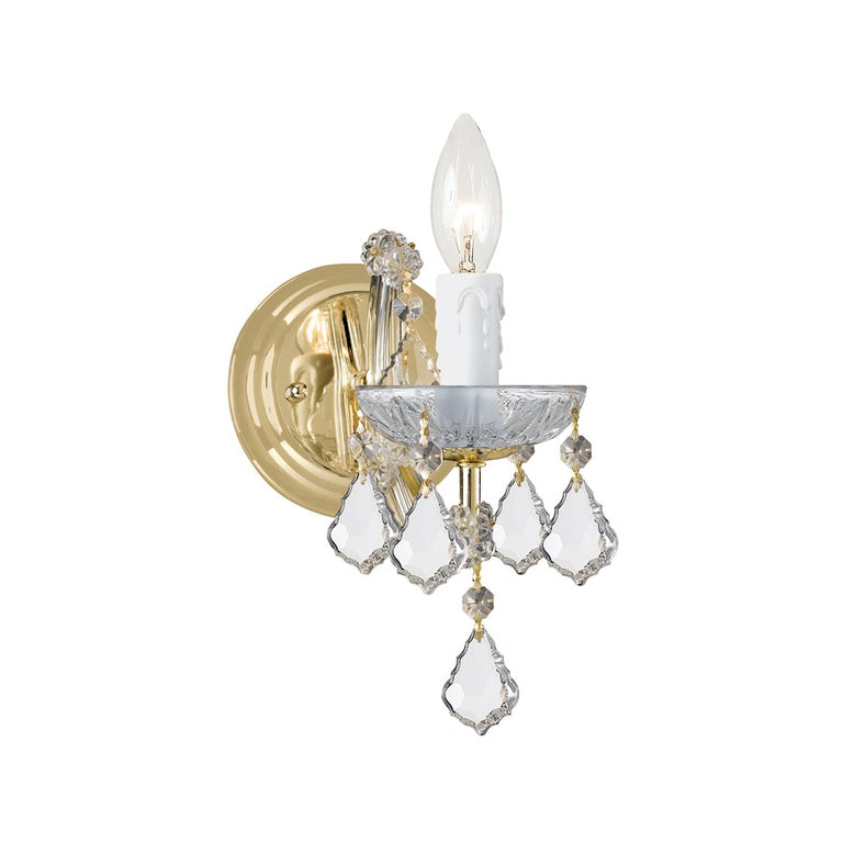 Crystorama Maria Theresa Clear Crystal Sconce