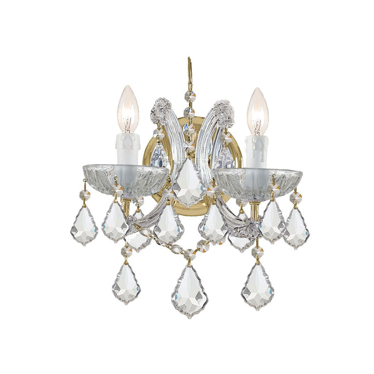 Crystorama Maria Theresa Clear Crystal Sconce