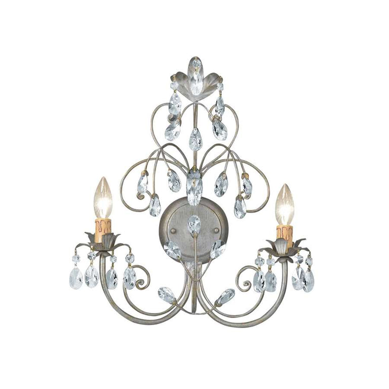 Crystorama Victoria Swarovski Spectra Crystal Wall Sconce
