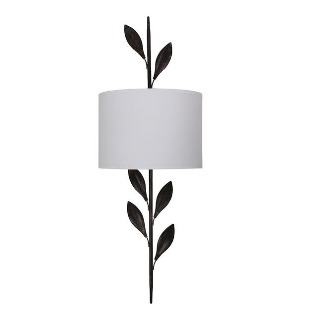 Crystorama Broche 2 Light English Bronze Sconce