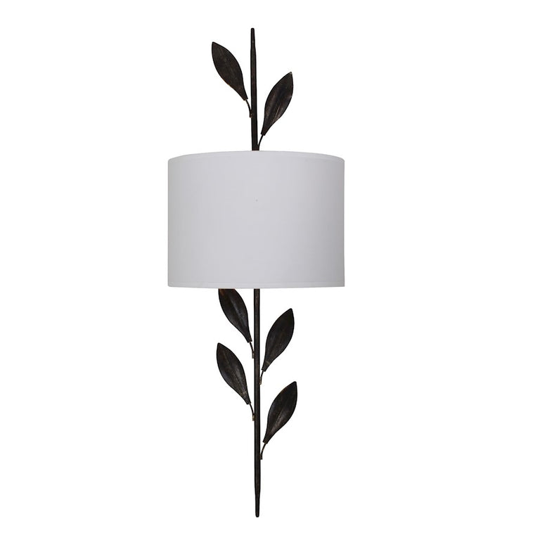 Crystorama Broche 2 Light English Bronze Sconce