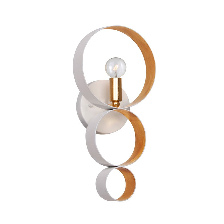 Crystorama Luna 1 Light Sphere Sconce