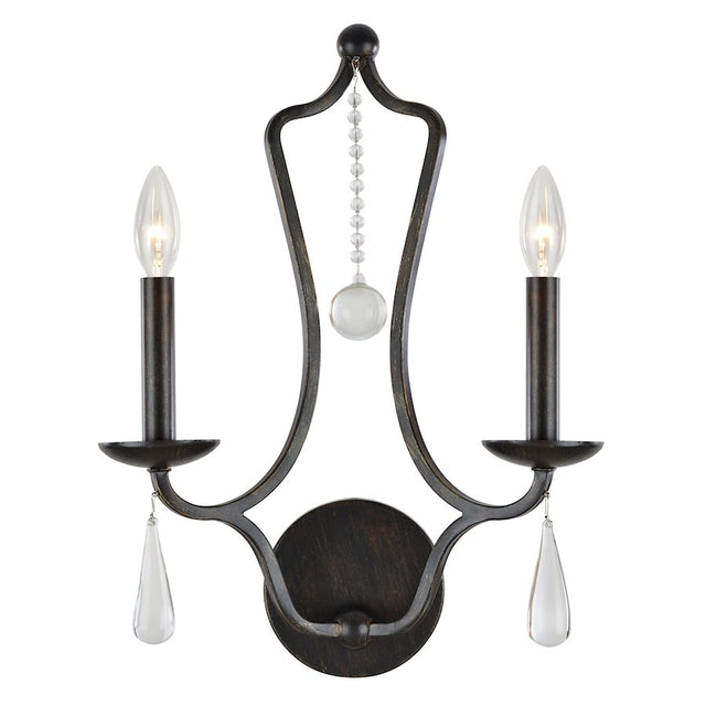 Crystorama Manning 2 Light Sconce