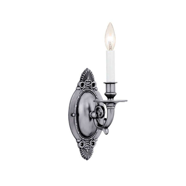 Crystorama Arlington Traditional Antique Pewter Wall Sconce