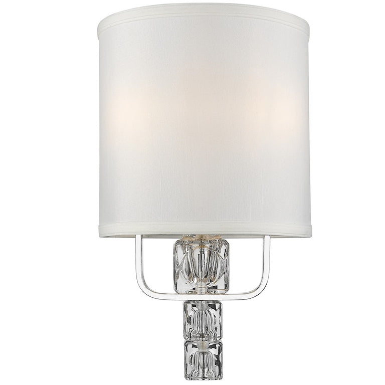 Crystorama Addison 3 Light Polished Chrome Sconce