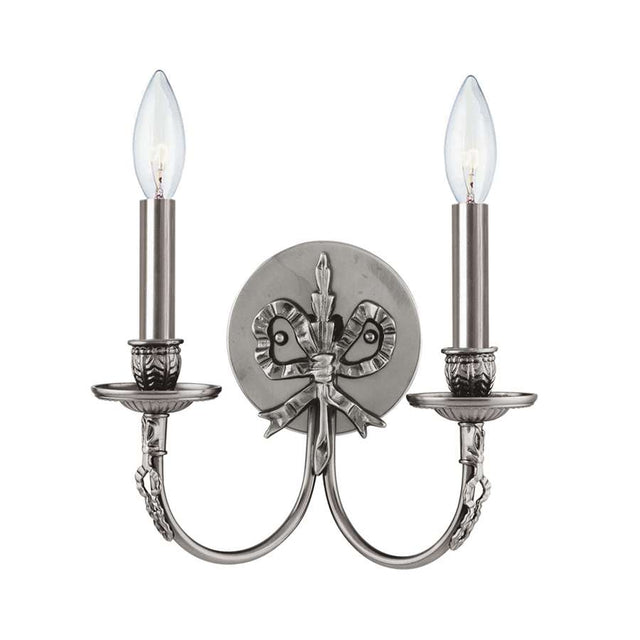 Crystorama Hadley Classic solid brass Wall Sconce