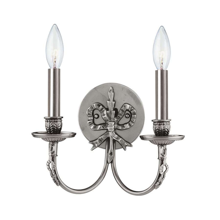 Crystorama Hadley Classic solid brass Wall Sconce