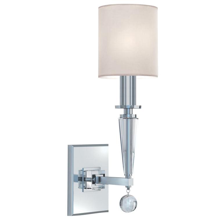 Crystorama Paxton Nickel Sconce