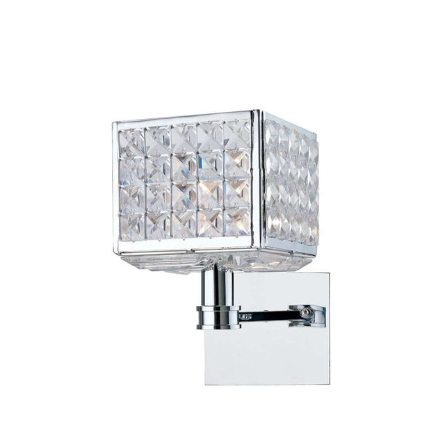Crystorama Chelsea Chrome Finish & Crystal Wall Sconce