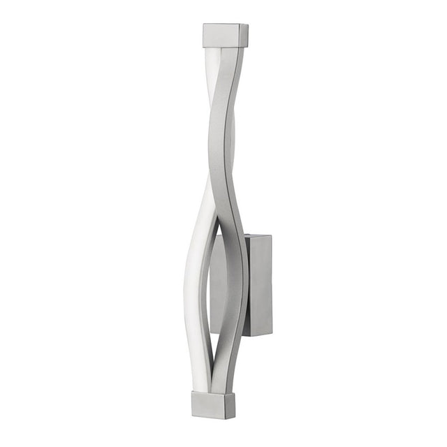 Dainolite 6 Watt, Led Wave Wall Sconce, Silver/Polished Chrome