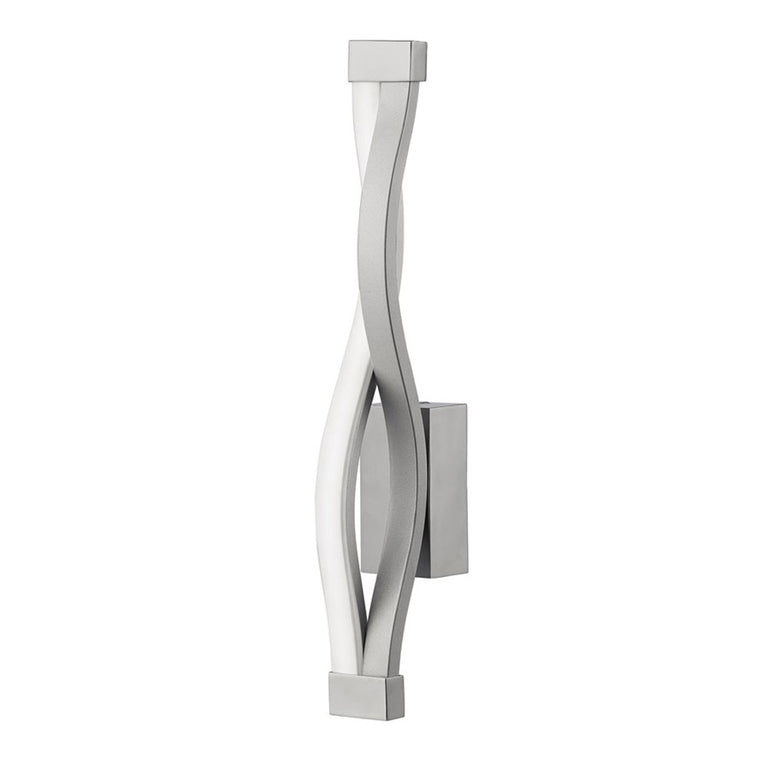 Dainolite 6 Watt, Led Wave Wall Sconce, Silver/Polished Chrome