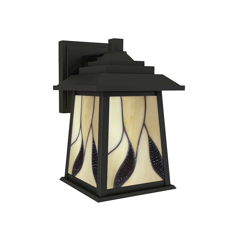 Dale Tiffany Geologic Outdoor Tiffany Wall Sconce, Oil Rubbed Bronze