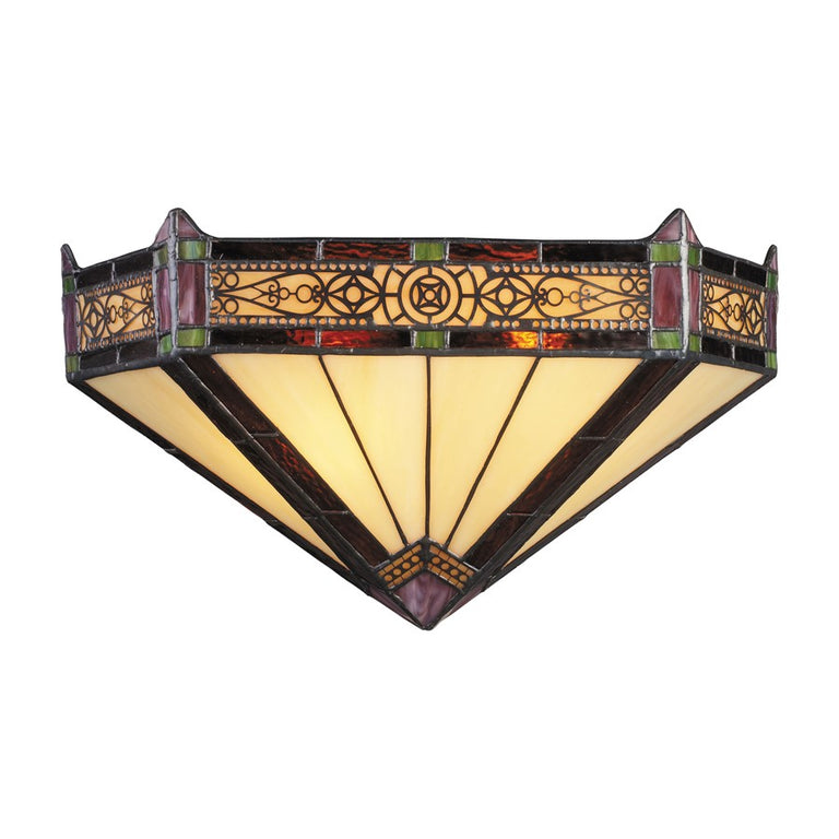 Elk Lighting Filigree 2-Light Sconce in Aged Bronze