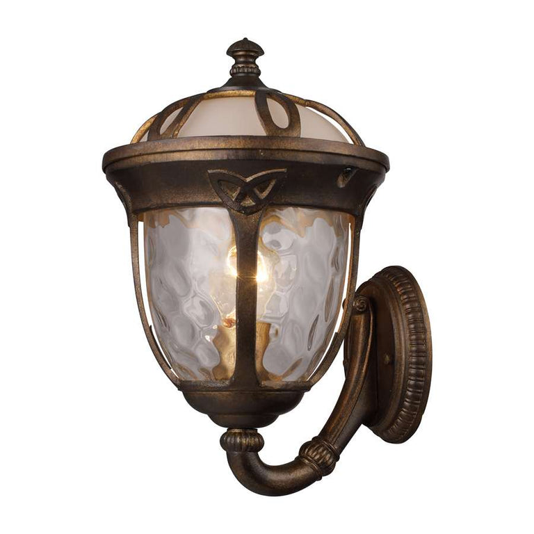 Elk Lighting Windsor 1-Light Outdoor Sconce in Hazelnut Bronze