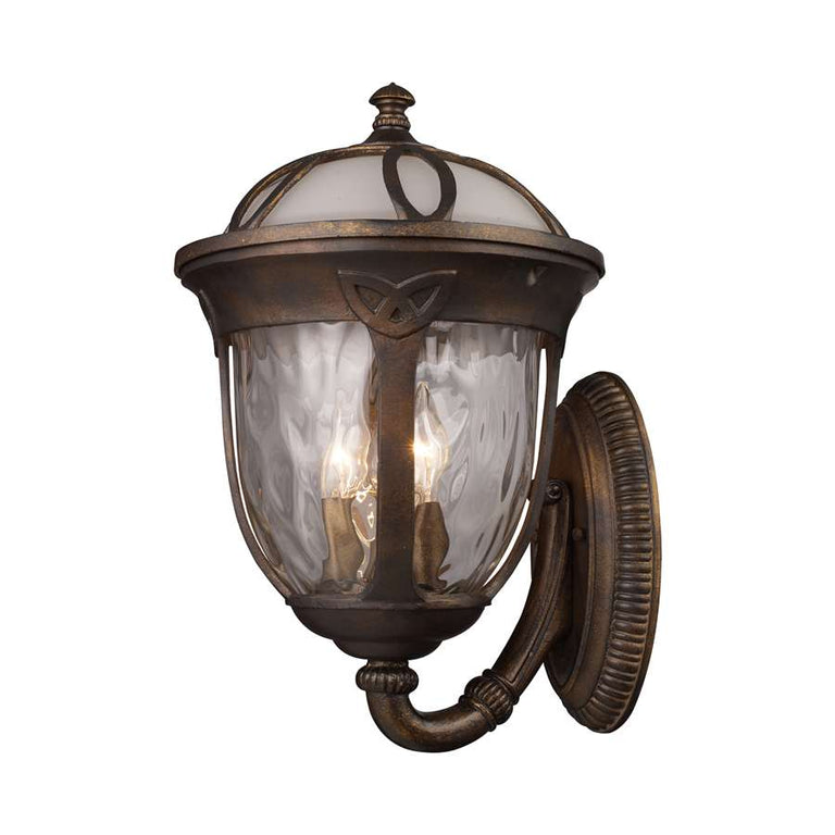 Elk Lighting Windsor 1-Light Outdoor Sconce in Hazelnut Bronze