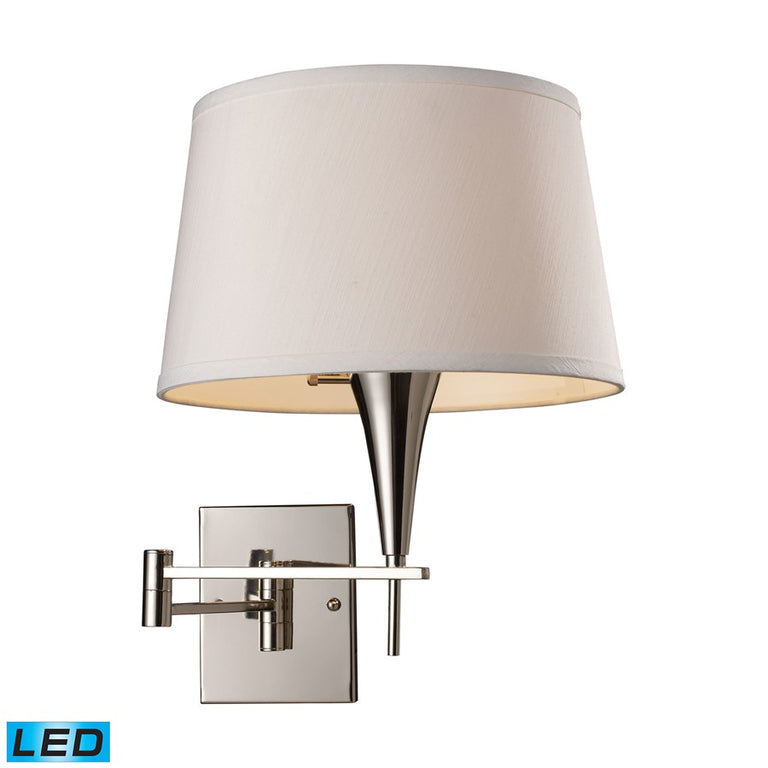 Elk Lighting Swing arm 1-Light Sconce in Polished Chrome