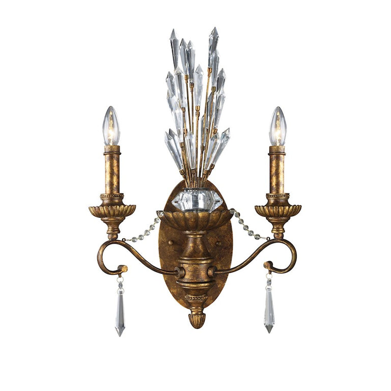 Elk Lighting Senecal 2-Light Sconce in Spanish Bronze