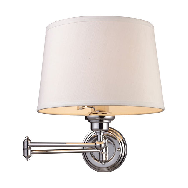 Elk Lighting Westbrook 1-Light Swing arm Sconce in Polished Chrome