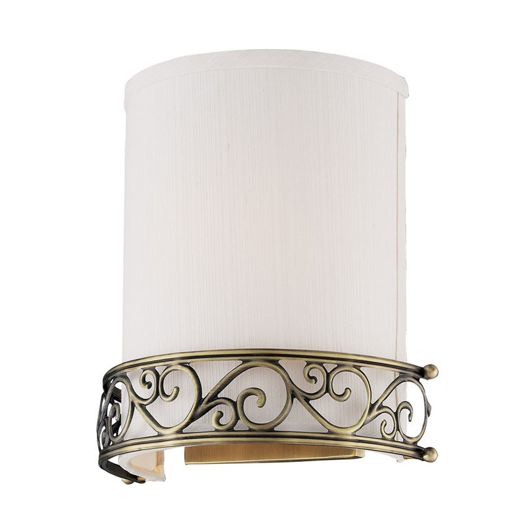 Elk Lighting Abington 1-Light Wall Sconce in Antique Brass