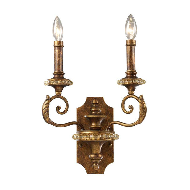 Elk Lighting Montavilla 2-Light Sconce in Spanish Bronze