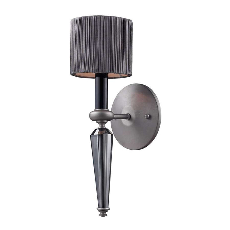 Elk Lighting Beaumont 1- Light Wall Sconce in Graphite