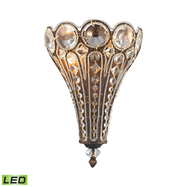 ELK Christina 2 Light LED Wall Sconce in Mocha