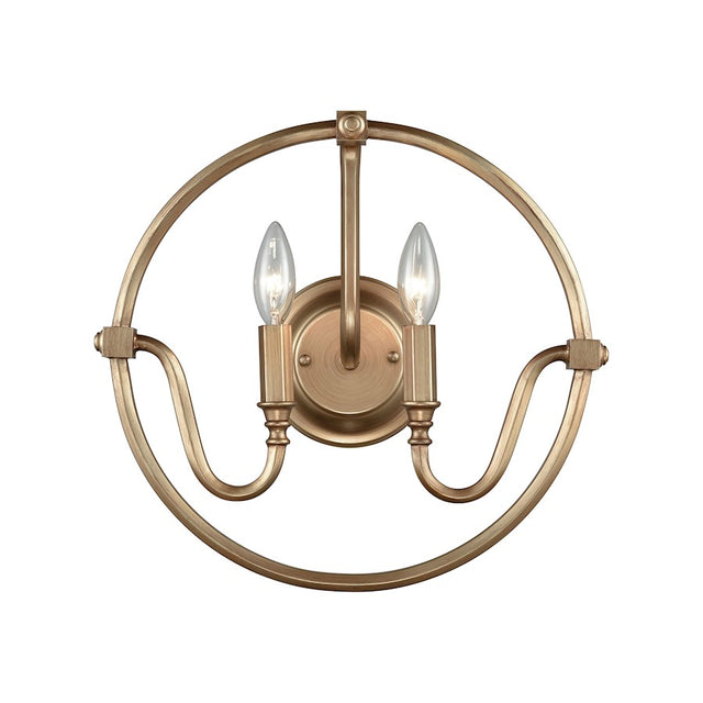 ELK Lighting Stanton 2 Light Wall Sconce, Matte Gold