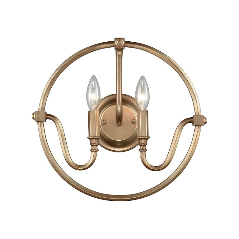 ELK Lighting Stanton 2 Light Wall Sconce, Matte Gold