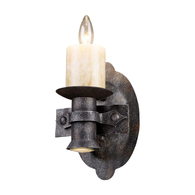Elk Lighting Cambridge 2 Light Wall Sconce in Moonlit Rust