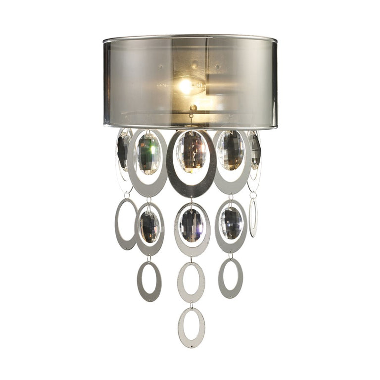 Elk Lighting Parisienne 1-Light Sconce in a Silver Leaf Finish