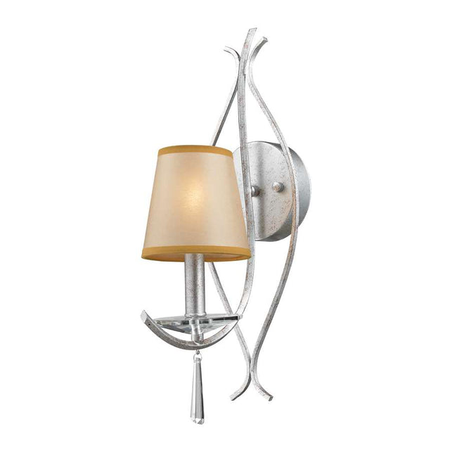Elk Lighting Clarendon 1- Light Wall Sconce in Silver