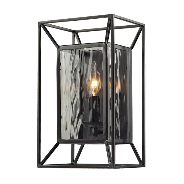 Elk Lighting Cubix 1 Light Sconce in Oiled Bronze