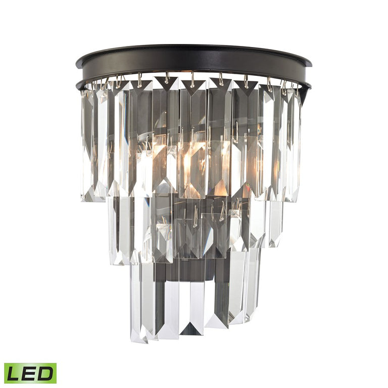 ELK Palacial 1 Light Wall Sconce in Oil Rubbed Bronze