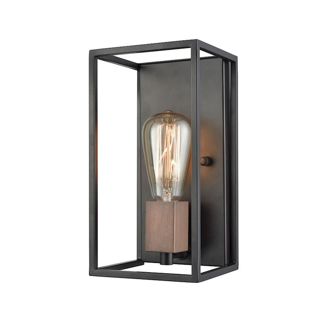 ELK Rigby 1 Lt Wall Sconce, Oil Rubbed Bronze, Tarnished Brass