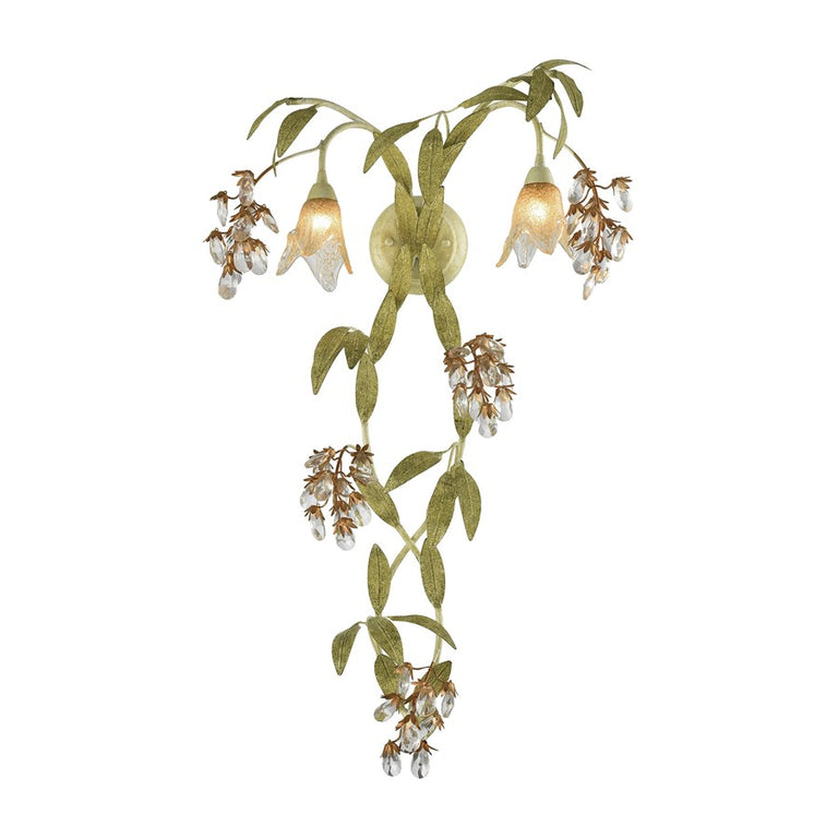 ELK Huarco 2 Light Wall Sconce in Chestnut