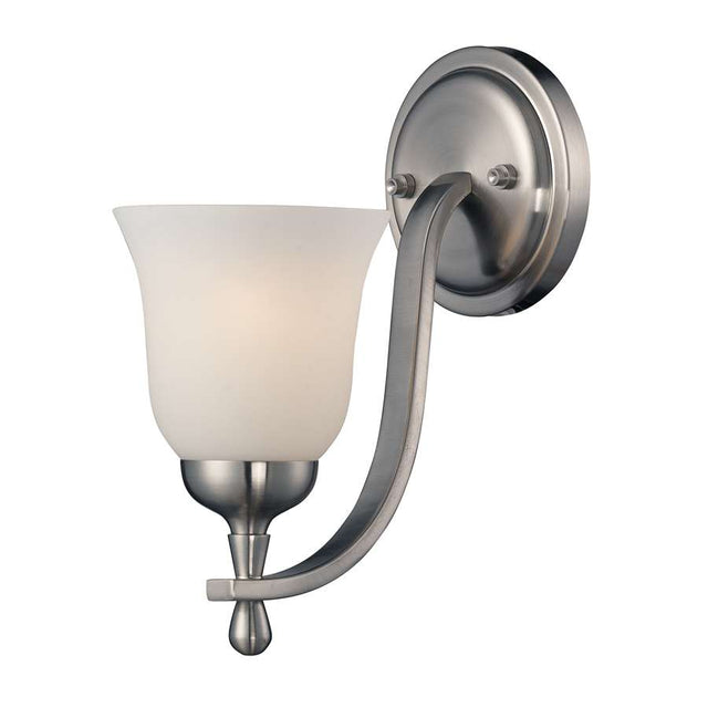 Elk Lighting Mayfield 1 Light Sconce in Brushed Nickel